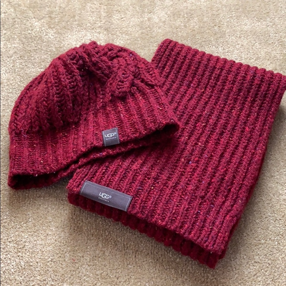 Ugg Hat and Scarf